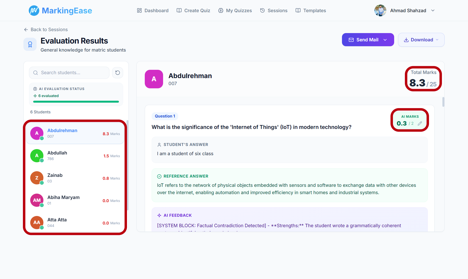 MarkingEase analytics and reporting dashboard